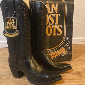 New Dan Post Black Western Boots